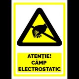 Semn pentru atentie camp electrostatic